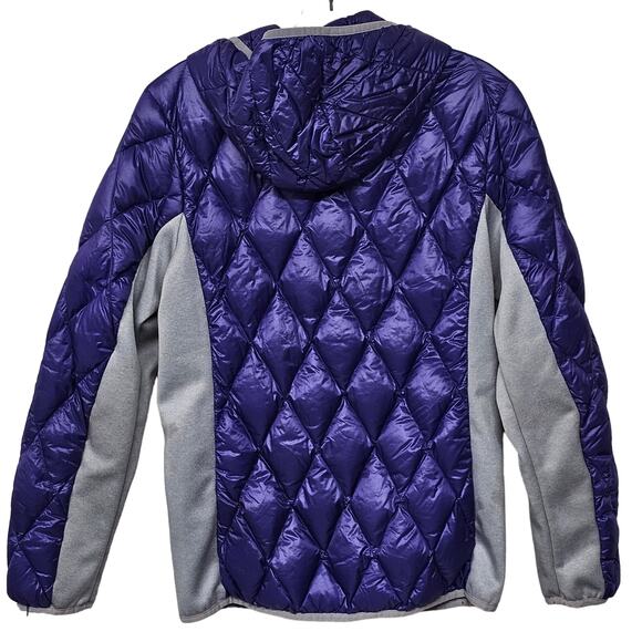 Gerry Fillpower Hooded Quilted Puffer Jacket Girls L 14/16  Purple Gorpcore - Picture 2 of 7